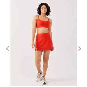Outdoor Voices Orange Circle Skirt
